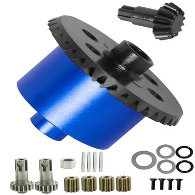 Differential & 13T Main Gear Upgrades Part for Arrma 1/10 Granite 3S BLX Senton 3S BLX Big Rock 3S BLX,ARRCat Steel #45 Differential & 13T Main Gear Set,Navy Blue