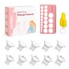 Flange Insert 13/15/17/19/21mm 10PCS Compatible with Momcozy S12 Pro/S9 Pro/S12/S9/Medela/Spectra etc Wearable Breast Pump 24mm Flange/Shield, Reduce 24mm Tunnel Down to Correct Size view 1
