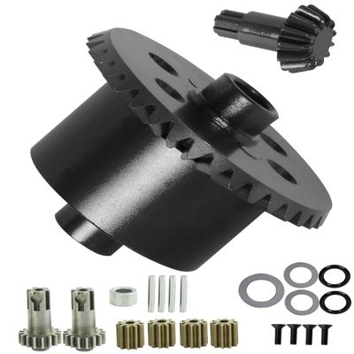 Differential & 13T Main Gear Upgrades Part for 1/10 Granite 3S BLX Senton 3S BLX Big Rock 3S BLX,ARRCat Steel #45 Differential & 13T Main Gear Set,Black