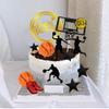 17 PCS Basketball Cake Toppers Basketball Star Themed Cake Decorations for Boy Cake Topper Sport Cake Party Decorations Sports Party Supplies (1) view 3