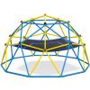 Hapfan 10ft Climbing Dome with Hammock, Jungle Gym for Kids 3-8 Backyard with Heavy Duty Monkey Bars Made of Anti-Rust Steel view 1