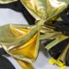 Cheerleader Uniform for Stuffed Animals - Metallic Gold & Black, Fits 14"-18" Plush Toys, Adorable Teddy Bear Outfit, Ideal Plushie Gift, Playtime Fun for Kids view 3