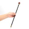 Bubbmi Witch Magic Wand with Crystal, Wooden Wizard Halloween Christmas Cosplay Accessories Sorcerer Collection Witchcraft Props with Gift Box (red 2) view 2