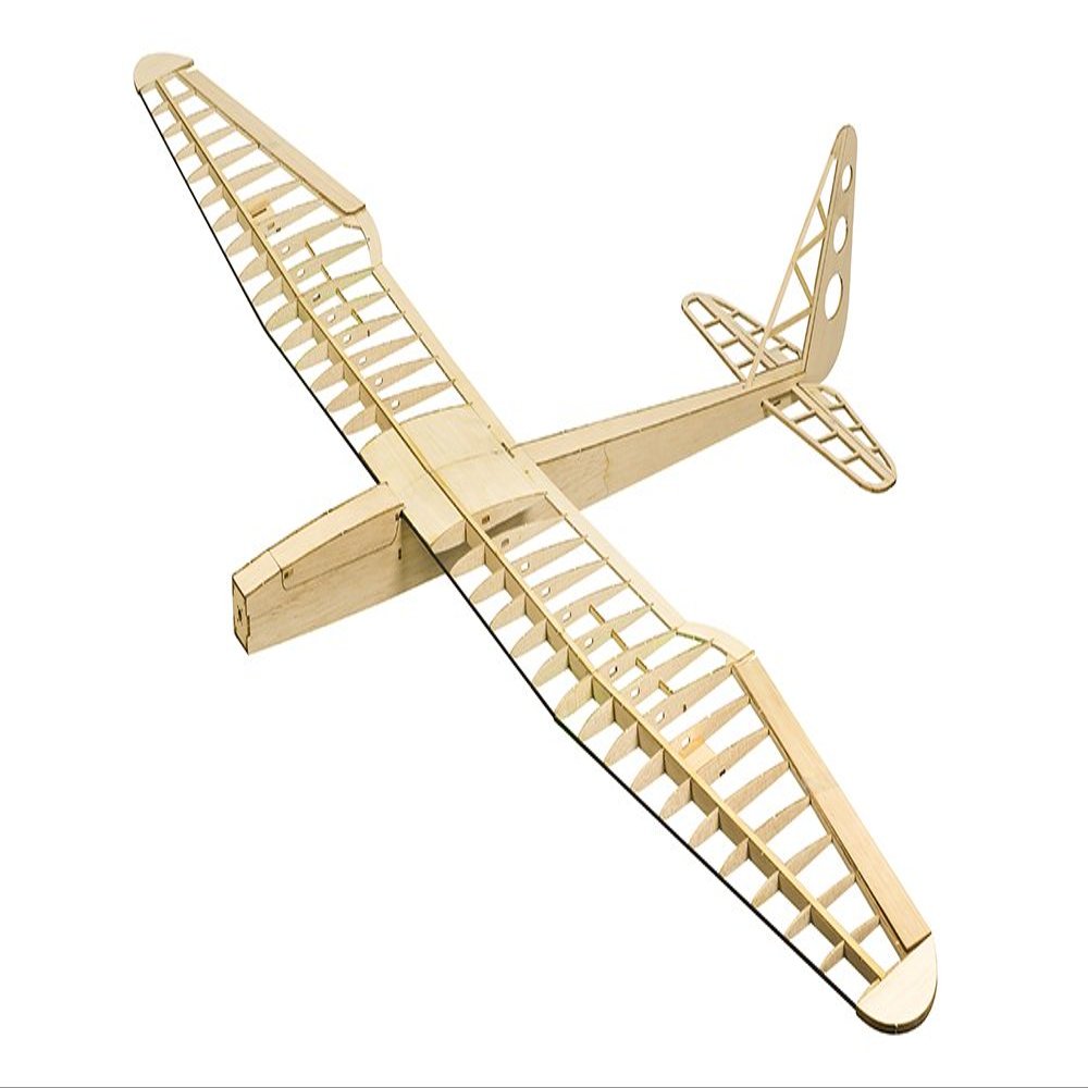 Dancing Wings Hobby Balsa Wood Radio Remote Controlled Electric F16 Glider Sunbird Aeroplane (F1604C-R10)