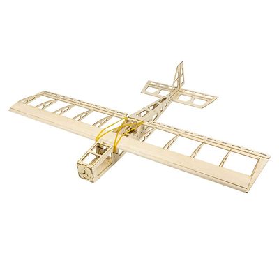 Dancing Wings Hobby Balsa Wood Aircraft 580mm Mini Stick Electric Training Sport Airplane Need to Build for Adults (R0304B-R10)