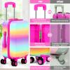 WONDOLL 27 PCS American 18-inch-Doll-Clothes and Accessories-Travel-Suitcase Luggage,Clothes and Shoes, Bag, Sunglasses, Camera, Passport, Notebook, Phone, pad Travel Gear Play Set Fit(No Doll) view 3