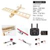 Dancing Wings Hobby Balsa Wood Aircraft 580mm Mini Stick Electric Training Sport Airplane Need to Build for Adults (R0304B-L10) view 2