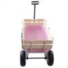 Gecheer Outdoor Wagon All Terrain Pulling w/Wood Railing Air Tires Children Kid Garden view 2