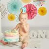 ABOOFAN One Year Old Lion Crown Hat for Birthday Party Decorations Cute Headband Photo Prop Lightweight Boys and Girls Crown Accessory for Boys Birthday Celebrations view 2