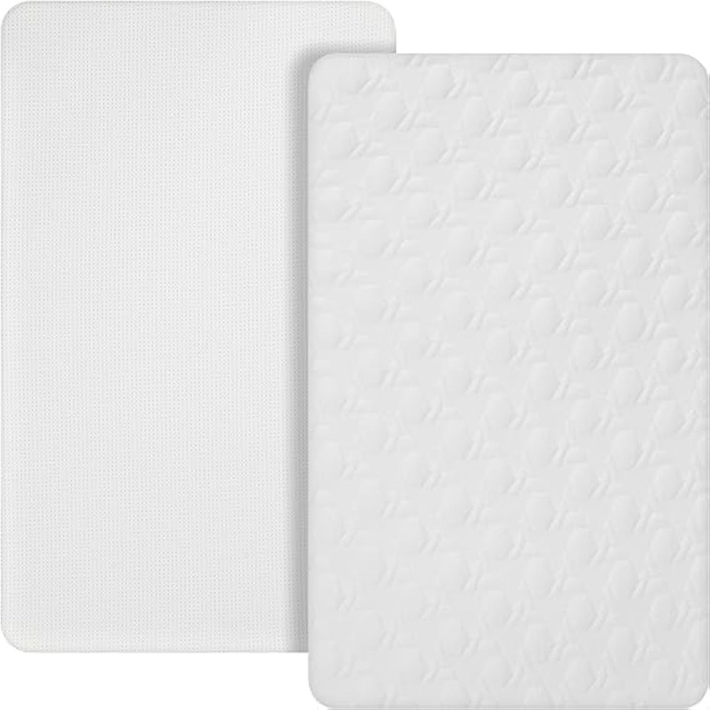 Baby Bassinet Mattress Sheet, One Side Soft and One Side Waterproof Sheet
