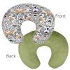 2 Pack Baby Nursing Pillow Cover Newborn U-Shaped Breastfeeding Pillowcase Cushion Cover Stretchy Replaceable Forest&Floral Pillow Cover Slipcover 22.5x21 view 2