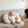 2 Pack Baby Nursing Pillow Cover Newborn U-Shaped Breastfeeding Pillowcase Cushion Cover Stretchy Replaceable Forest&Floral Pillow Cover Slipcover 22.5x21 view 4