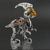 Metalkitor 3D Metal Puzzles for Adults, Parasaurolophus Dinosaur Model Kit - Steampunk DIY Ornament - Assembly Crafts Brain Teaser - Perfect Room Decor and Gift Choice, 160+ PCS(Orange and Black) view 1