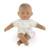Corolle Mini Calin Bunnies Baby Doll - Small 8" Soft Body with Brown Eyes and Bunny Pattern Outfit, Vanilla-Scented, Easy to Hold - for Kids Ages 18 Months and up view 1