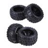 VGEBY RC Car Tire, 4pcs Rubber Tyre for 1/8 RC Truck Car, Compatible with HSP/HPI/Savage Flux ZD Racing TM view 2