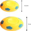 6Pcs Random Color 5.5Cm Soccer Ball Spinners Hand Spinner Soccer Balls,Stress Relief Football Rotatable Soccer Balls,Relief Vent Spinners, Adults Random Keychain view 2