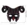 Abaodam Ox Horn Mask Horns Masquerade Mask Animal Half Face for Festival Party Halloween Costume Cosplay view 2