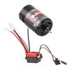 RC Brushless Motor, 550 Brushed Motor 360A Brushed Electronic Speed Controller ESC Fit for 1/10 RC Car Brushless Motor (12T) Brushed Motor and Esc view 2