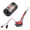 RC Brushless Motor, 550 Brushed Motor 360A Brushed Electronic Speed Controller ESC Fit for 1/10 RC Car Brushless Motor (12T) Brushed Motor and Esc view 3