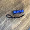 Four-Button Clicky Mechanical Switch Fidget Toy | Stim Toy, Stress Relief, ADHD (Black Base, Blue Keycaps) view 3