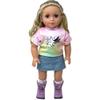 18 Inch Dolls with Soft Hair and Accessories  Soft Body 18 inch Doll with Poseable Vinyl Arms & Legs, Dress Outfit  Cute 18" Doll Set for Girls view 1