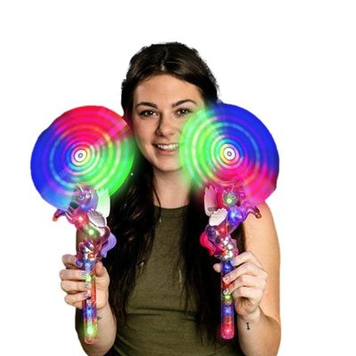 Blinkee LUUSWW-ASST Light Up Unicorn Spinning Windmill Wand Multi Color