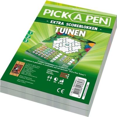 999 Games - Pick a Pen Gardens - Extra Score Blocks - Dice Game