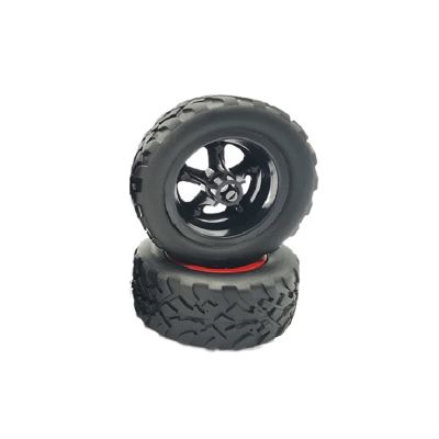 4Pcs Rubber Tires Wheel Upgrade for WPL D12 1/10 RC Truck Car Parts Modification Accessories