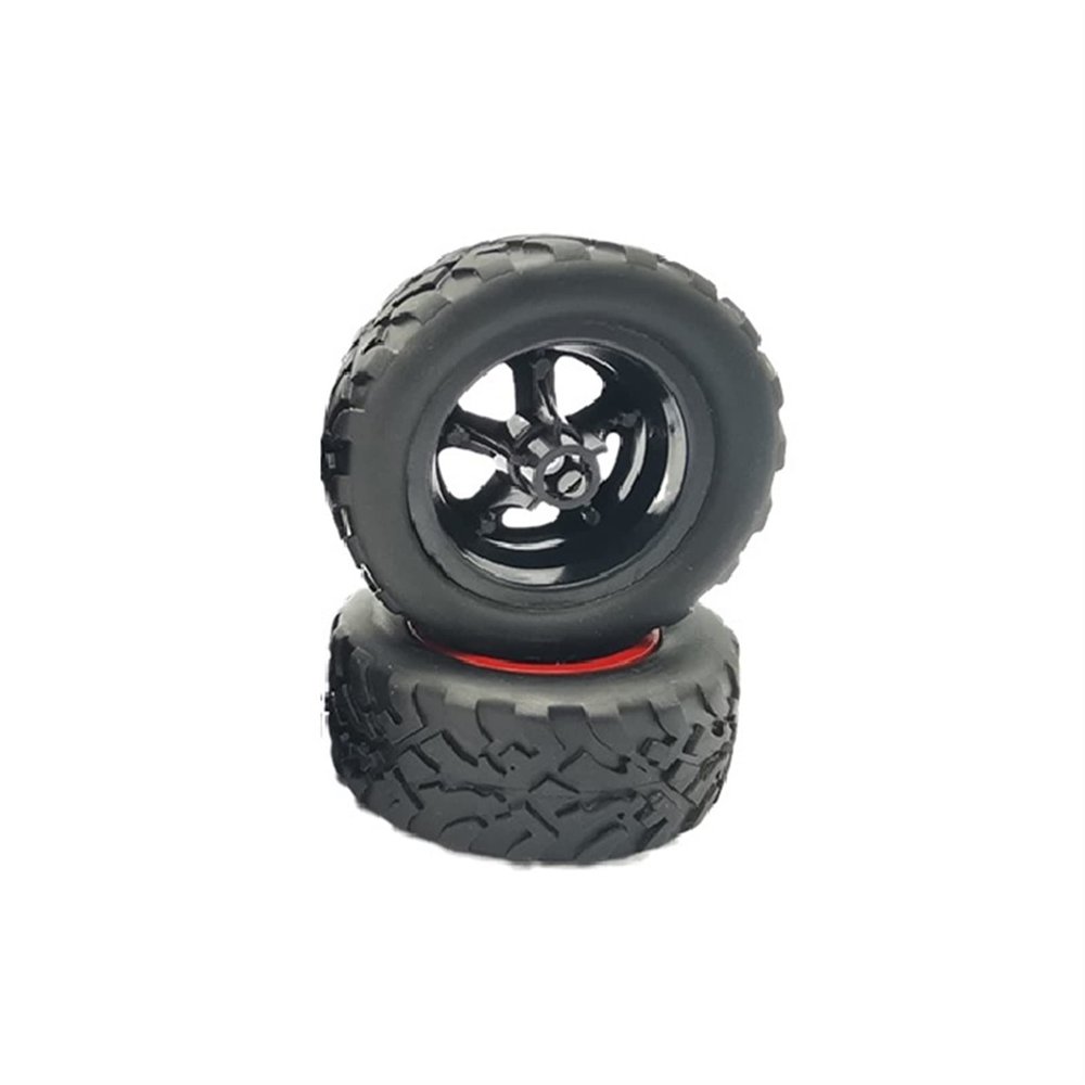 4Pcs Rubber Tires Wheel Upgrade for WPL D12 1/10 RC Truck Car Parts Modification Accessories