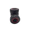 4Pcs Rubber Tires Wheel Upgrade for WPL D12 1/10 RC Truck Car Parts Modification Accessories view 2