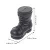 ABOOFAN Mini Santa Claus Boots, 10pcs Miniature Christmas Gnome Shoes Dollhouse Christmas Boot for DIY Craft Project Table Centerpiece view 4