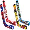 Deekin Set of 4 32 Inch Inflatable Hockey Sticks Party Favors Birthday Decorations, 4 Trendy Style, Funny Blow Up Hockey Stick Sports Birthday Party Supplies view 1