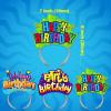 KKBES 24 Pack Birthday Hats, Happy Birthday Headbands for Party Supplies, 3 Patterns view 3