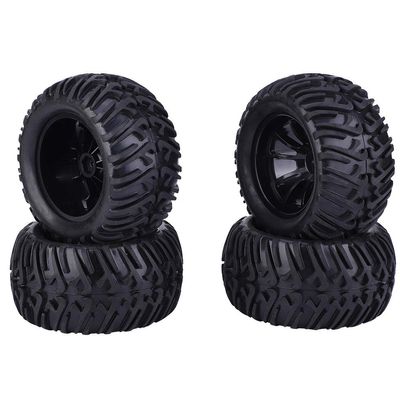 1/10 Scale RC Car Tires, Durable 125mm Y Type Replacement Wheel for Remote Control Vehicles, Off-Road Racing Hobbyists, Repair and Maintenance