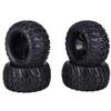 1/10 Scale RC Car Tires, Durable 125mm Y Type Replacement Wheel for Remote Control Vehicles, Off-Road Racing Hobbyists, Repair and Maintenance view 1