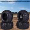1/10 Scale RC Car Tires, Durable 125mm Y Type Replacement Wheel for Remote Control Vehicles, Off-Road Racing Hobbyists, Repair and Maintenance view 4