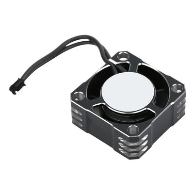 1PC Aluminum 25x25MM 32000RPM Electronic Speed Controller Strong Metal Fan Heat Dissipation (Black Silver) Rc Fan