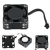 1PC Aluminum 25x25MM 32000RPM Electronic Speed Controller Strong Metal Fan Heat Dissipation (Black Silver) Rc Fan view 3