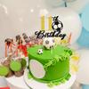 Glitter Soccer 11th Birthday Cake Topper, Football Themed Party Decoration for Kids Boys Birthday Celebration, 11 Years Old Birthday Party Supplies view 3