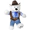 Cowboy Outfit with Brown Hat Clothes for 16 Plush Animals Teddy Bears and Stuffed Animal Clothing view 1