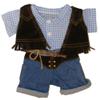 Cowboy Outfit with Brown Hat Clothes for 16 Plush Animals Teddy Bears and Stuffed Animal Clothing view 3