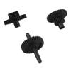 RZXYLRC Metal Steel 16.6:1 Reduction Ratio Transmission Gear Set Gearbox Gears with 11 Tooth Motor Pinion for TRX4M 1/18 Upgrade Parts view 4
