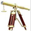 Antique Maritime Brass Telescope with Adjustable Tripod Stand Decorative Telescope for Home & Office view 3