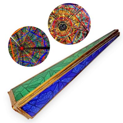 BRASSLICIOUS Supernova Kaleidoscope Triangular Design Delicate Build Make Countless Design with The Help of a Tourch