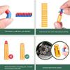 Toy Gun, Soft Bullet Toy Revolver, Game Catapult Toy Gun Foam Blaster, can fire Sponge Bullets, Educational Model Toys, Suitable for Children's Gifts from 6 Years Old(Silver) view 3