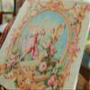 1:12 Stunning Dollhouse Miniature Aubusson Tapestry Angels Gathering Roses view 2