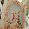 1:12 Angels Gathering Roses Stunning Dollhouse Miniature Aubusson Tapestry view 2