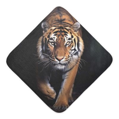 GOODOLD Tiger Baby Towel Cotton Hooded Towels 35x35 Inch Ultra Soft and Absorbent Bath Towels for Babies, Perfect for Boys Girls