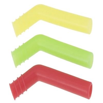 BrewJa 1/10 Nitro RC Car Boat Helicopter Plane Silicone Extension Tube Exhaust Pipe Engine Shutdown Prevent Burns Turn Off Compatible with HSP HPI (Color : Red)