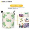 Foruidea Cute Dinosaur Laundry Basket,Laundry Hamper,Collapsible Storage Bin, Oxford Fabric Clothes Baskets,Nursery Hamper For Home,Office,Dorm,Gift Basket view 3